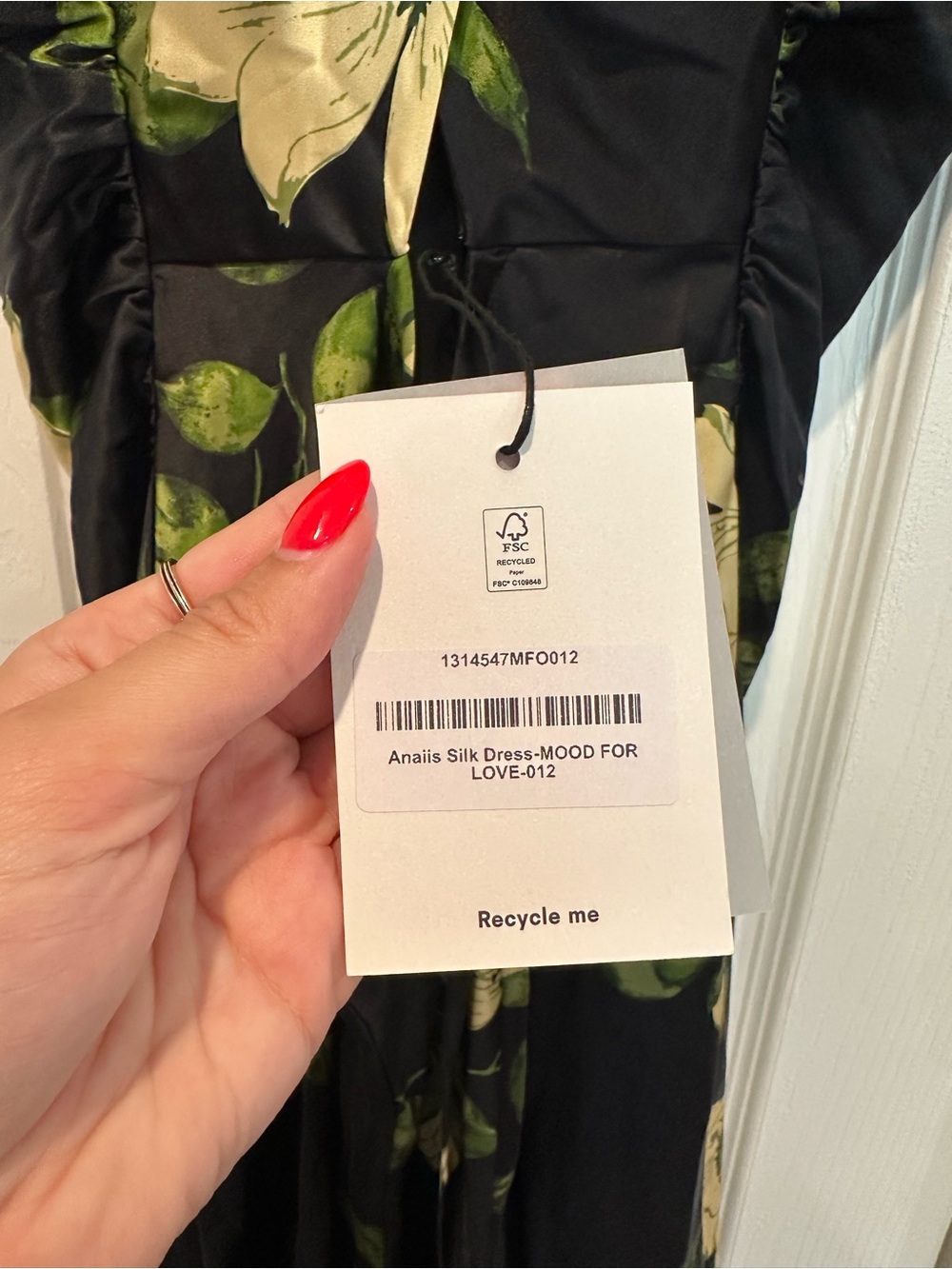 Reformation Anaiis Silk Dress - Picture 5 of 6